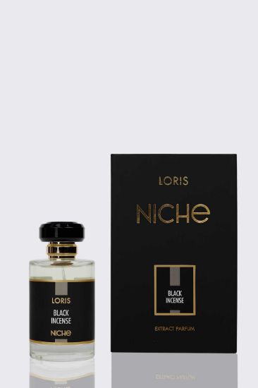 Loris Black İncense Unisex Niche Parfüm 50 ML resmi